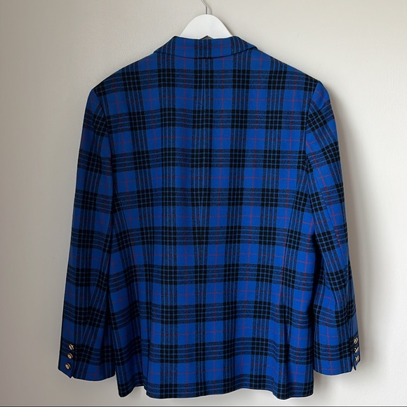 Vintage 70s Pendleton Wool Plaid Blazer - Picture 9 of 9